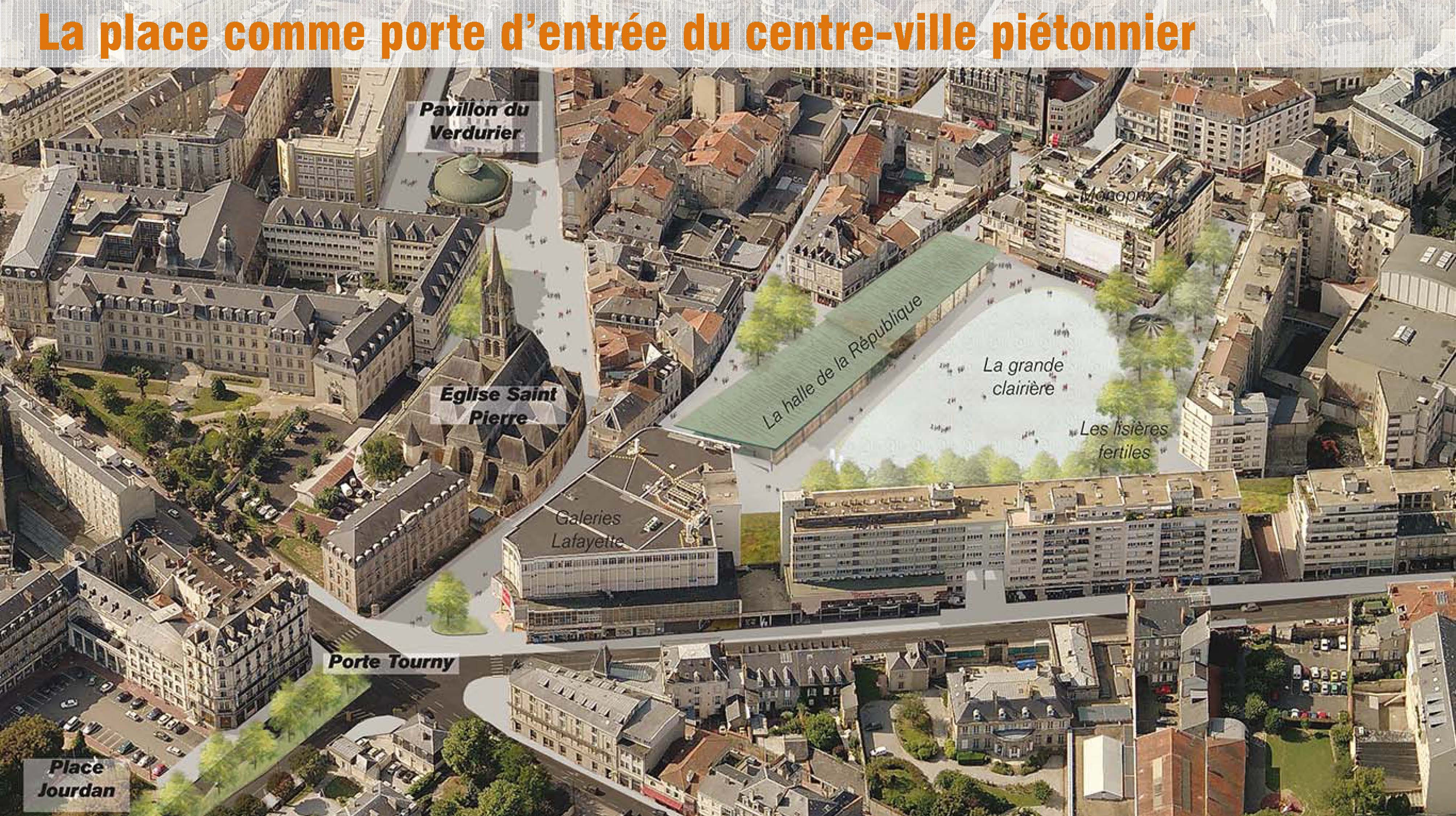 La place se métamorphose Nouvelle Place de la République Ville de Limoges